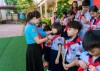 RẠNG RỠ NỤ CƯỜI TRONG NGÀY LỄ KẾT NẠP ĐỘI VIÊN MỚI TẠI TRƯỜNG TIỂU HỌC KIM ĐỒNG